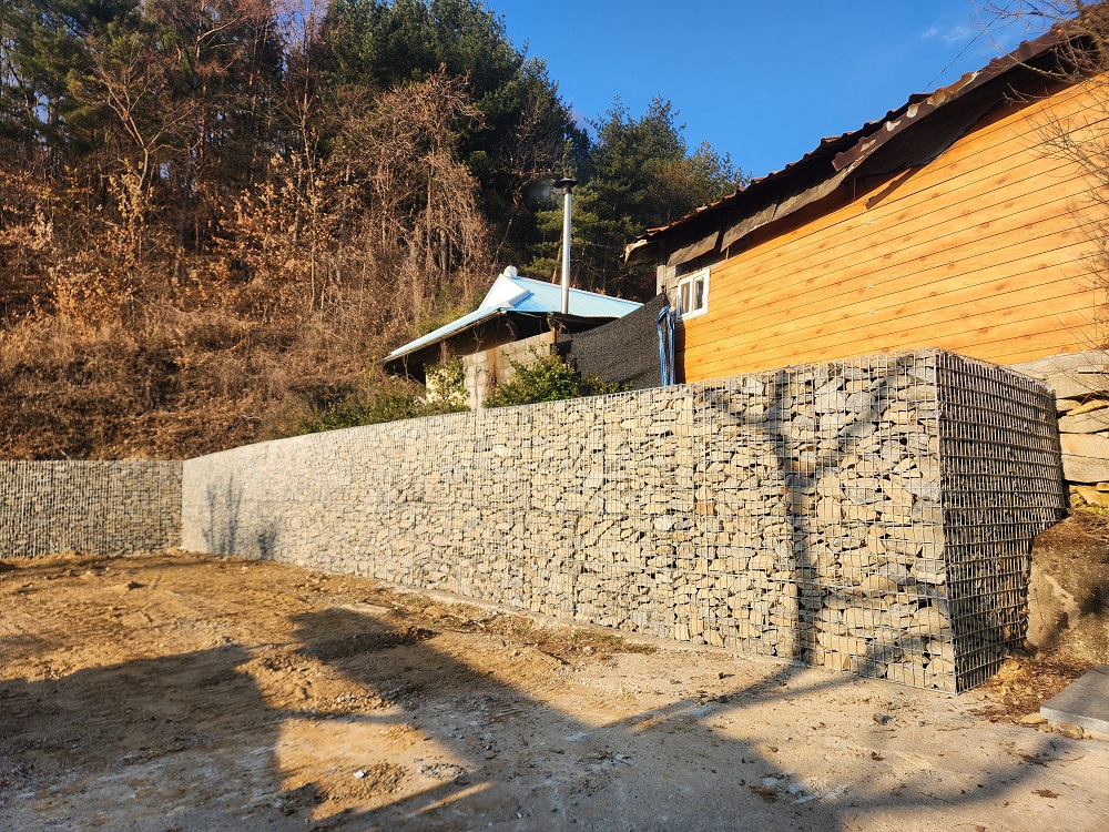 주택부지 토목용 담장